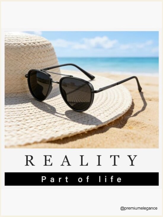 Polarized Aviator Sunglasses UV Protection Tangle Free Vintage Shades Unisex
